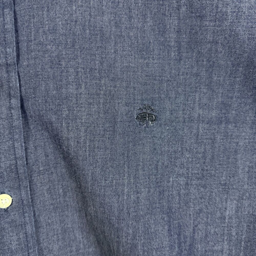 Brooks Brothers Navy Blue Button-Down Casual Shirt - Picture 7 of 13